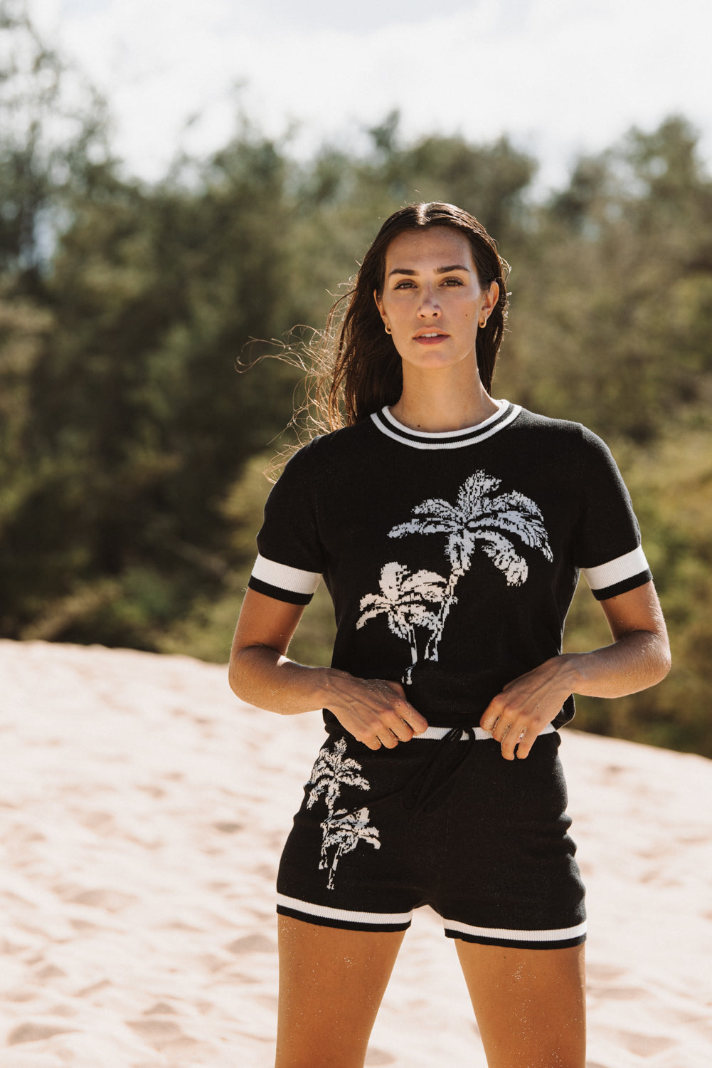 Kirra Knit Top- Black