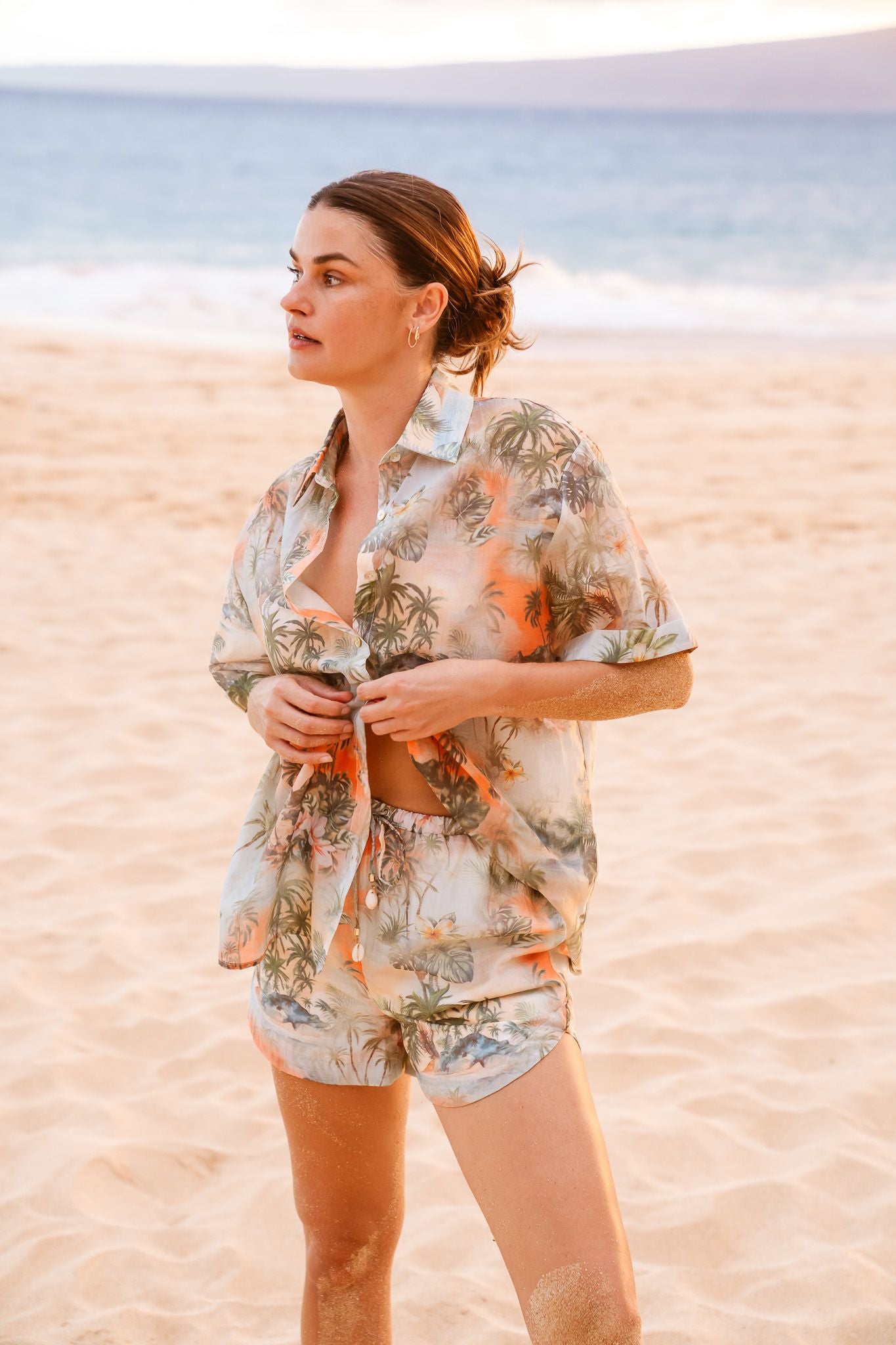 Women's Hawaii Resort Wear - Jaxsea Holiday Short -Tropique