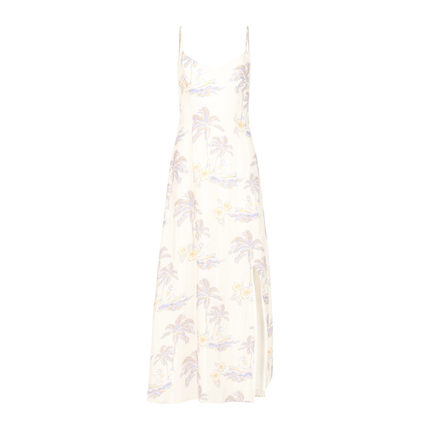 Women's Hawaii Resort Wear - Jaxsea Slip Maxi Dress - Wave Rider