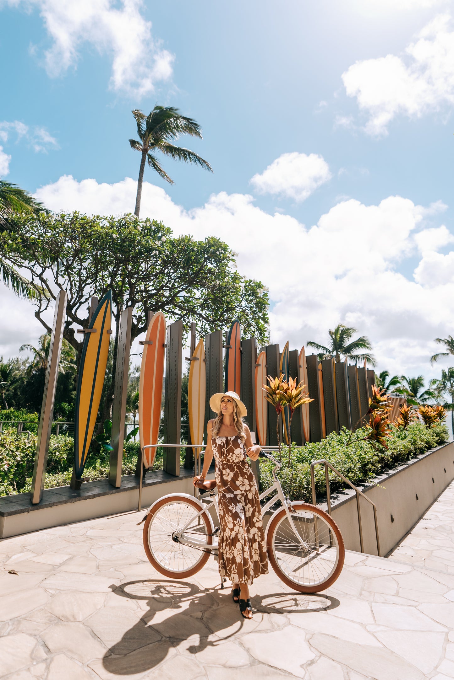 Women's Hawaii Resort Wear - Jaxsea Tiered Maxi Dress - Heritage Brown
