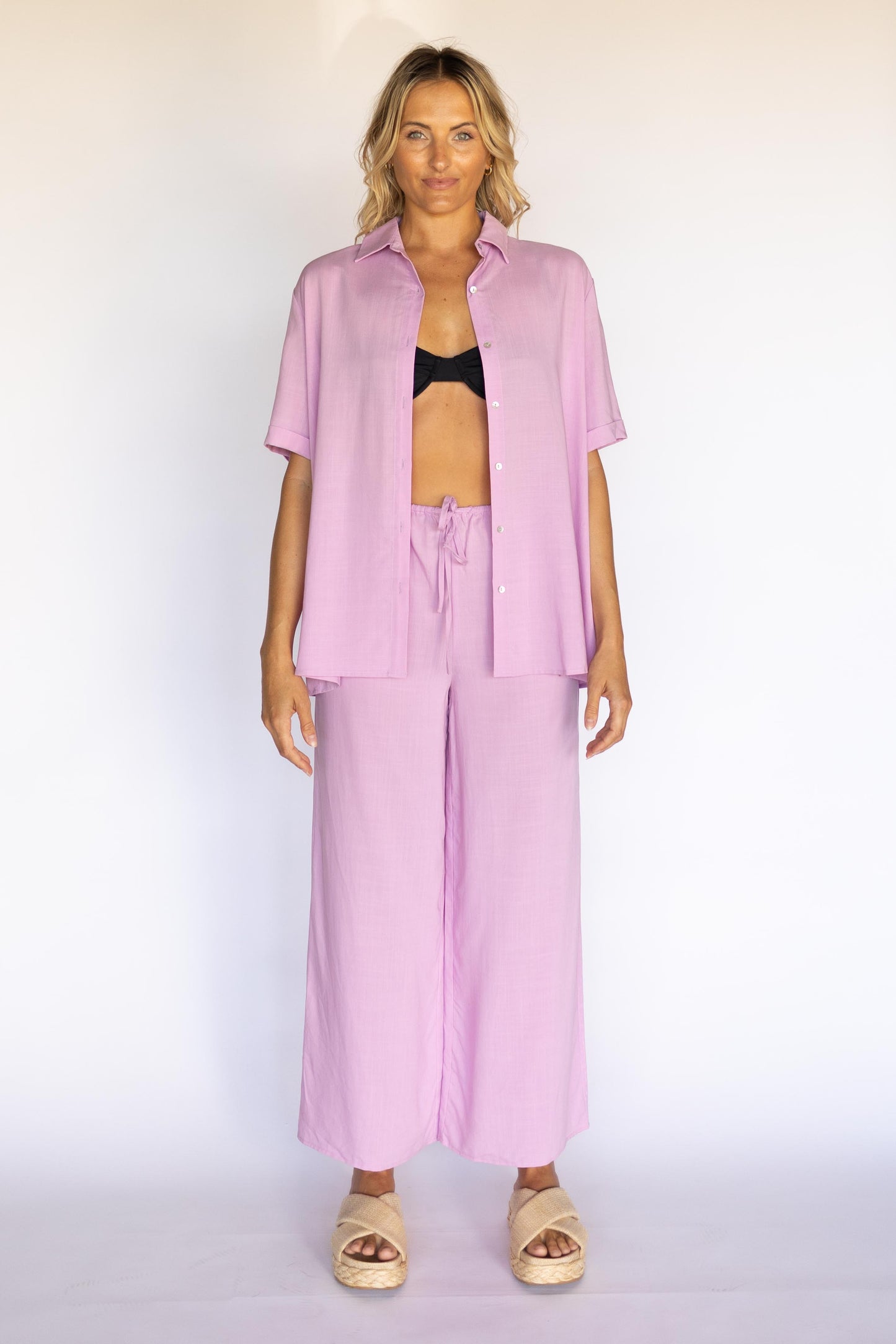 Women's Hawaii Resort Wear - Jaxsea Tropic Pant - Sheer Lilac