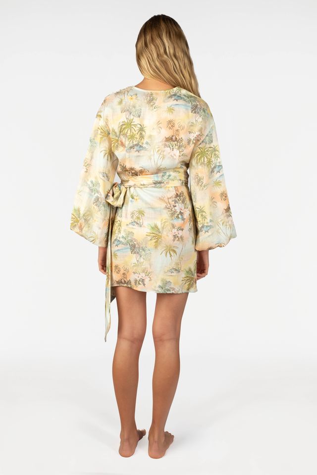 Women's Hawaii Resort Wear - Jaxsea Wrap Dress - Tropique
