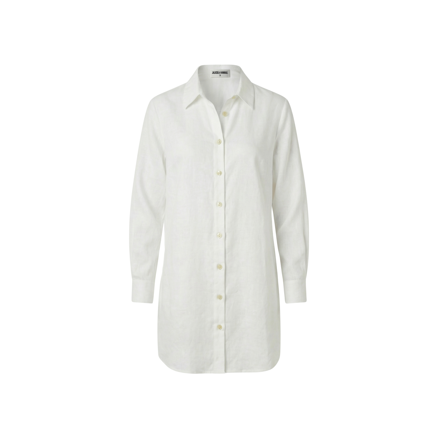 LS Shirt Cover Up - White