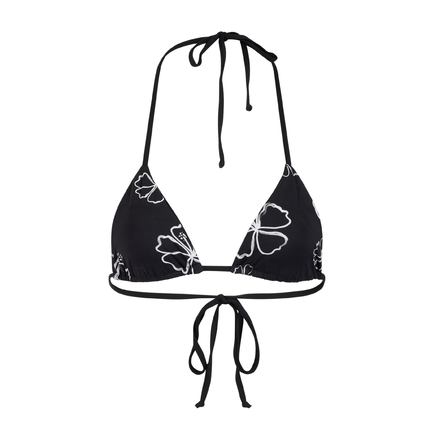 Triangle Swim Top - Brushed Hibiscus (Reversible)