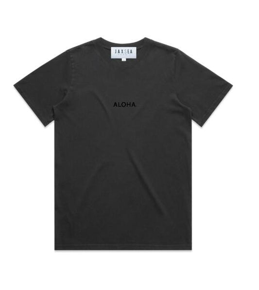 Mini Aloha Lux Faded Tee - Black