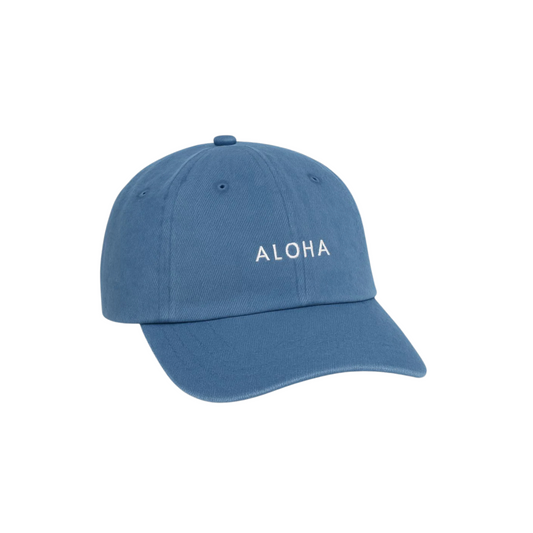 MINI ALOHA DAD CAP DENIM