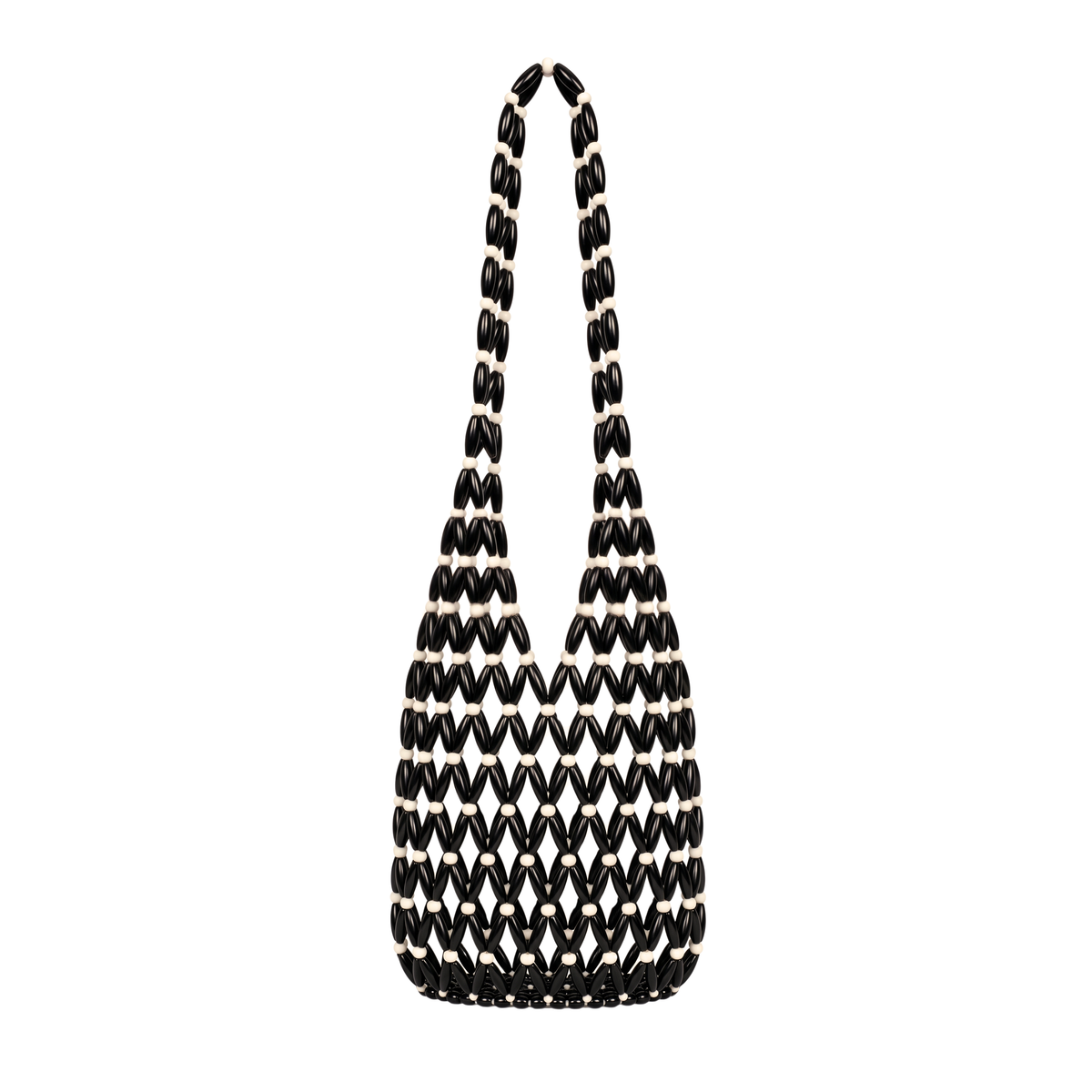 Beaded Cabana Bag - Black