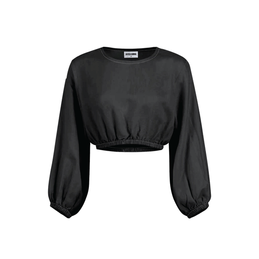 Escape Crop Top - Black