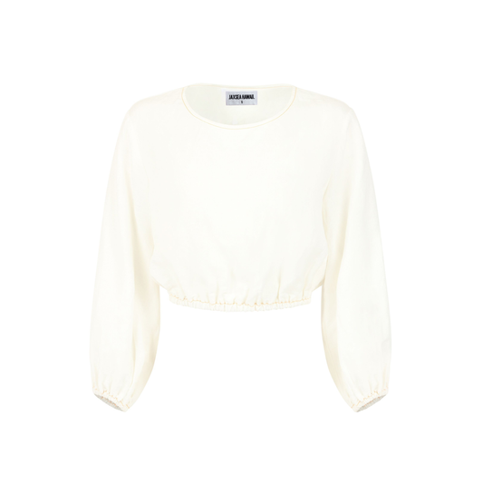 Escape Crop Top - White