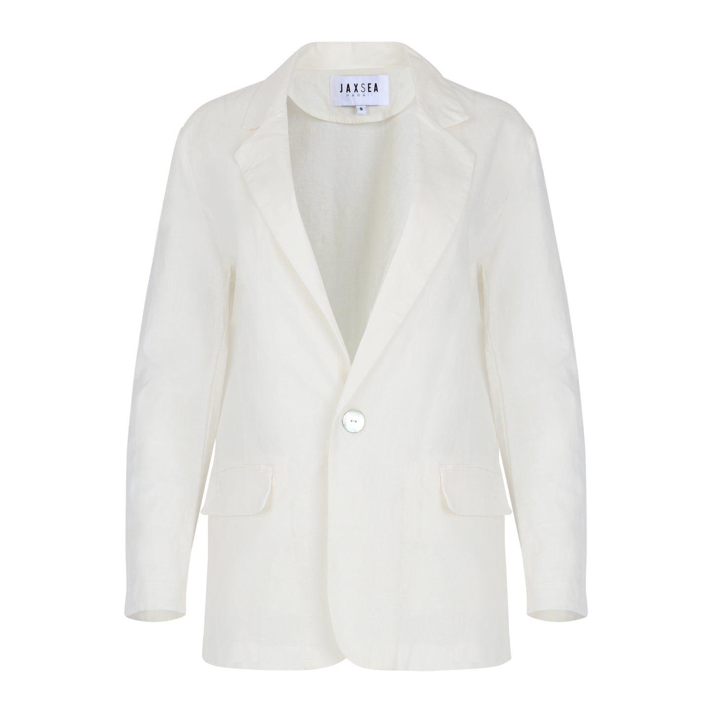 Zephyr Linen Blazer - Shell