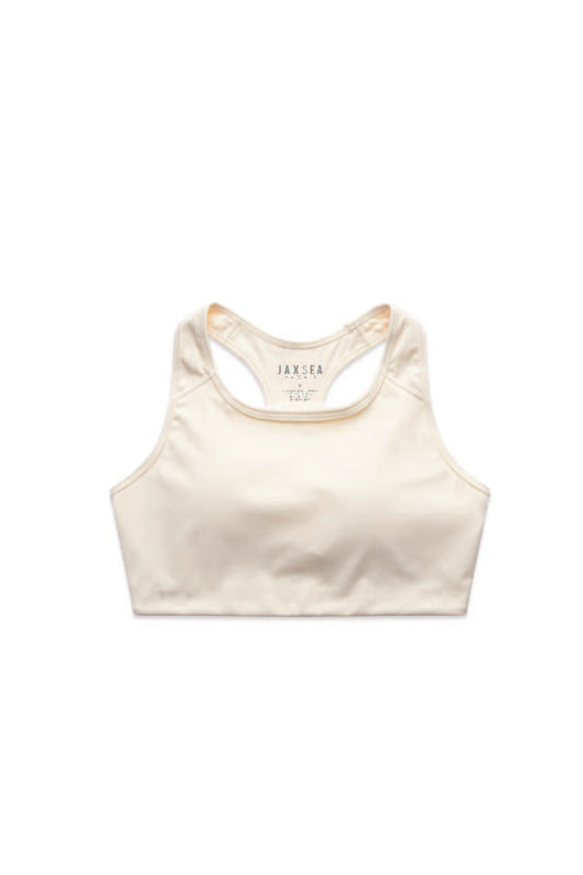 Women's Cream Sports Bra