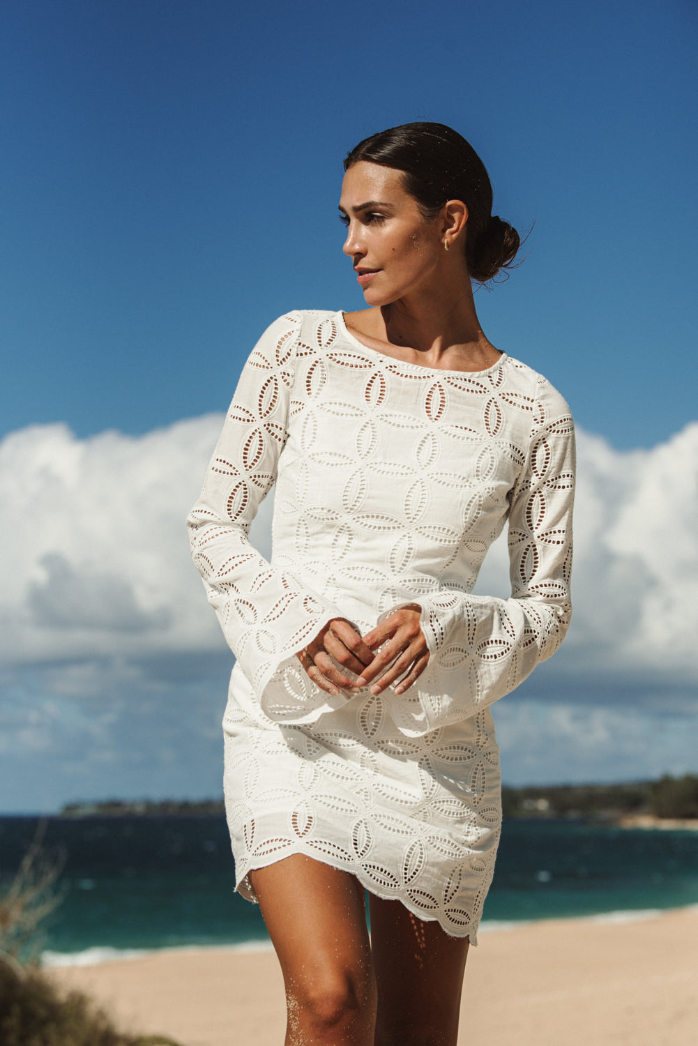 Cleo Mini Dress- White