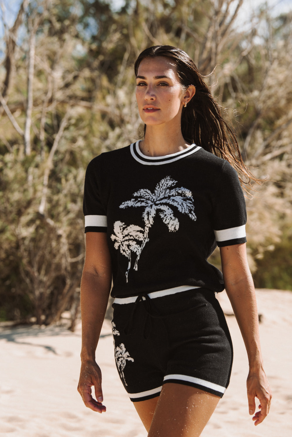 Kirra Knit Top- Black