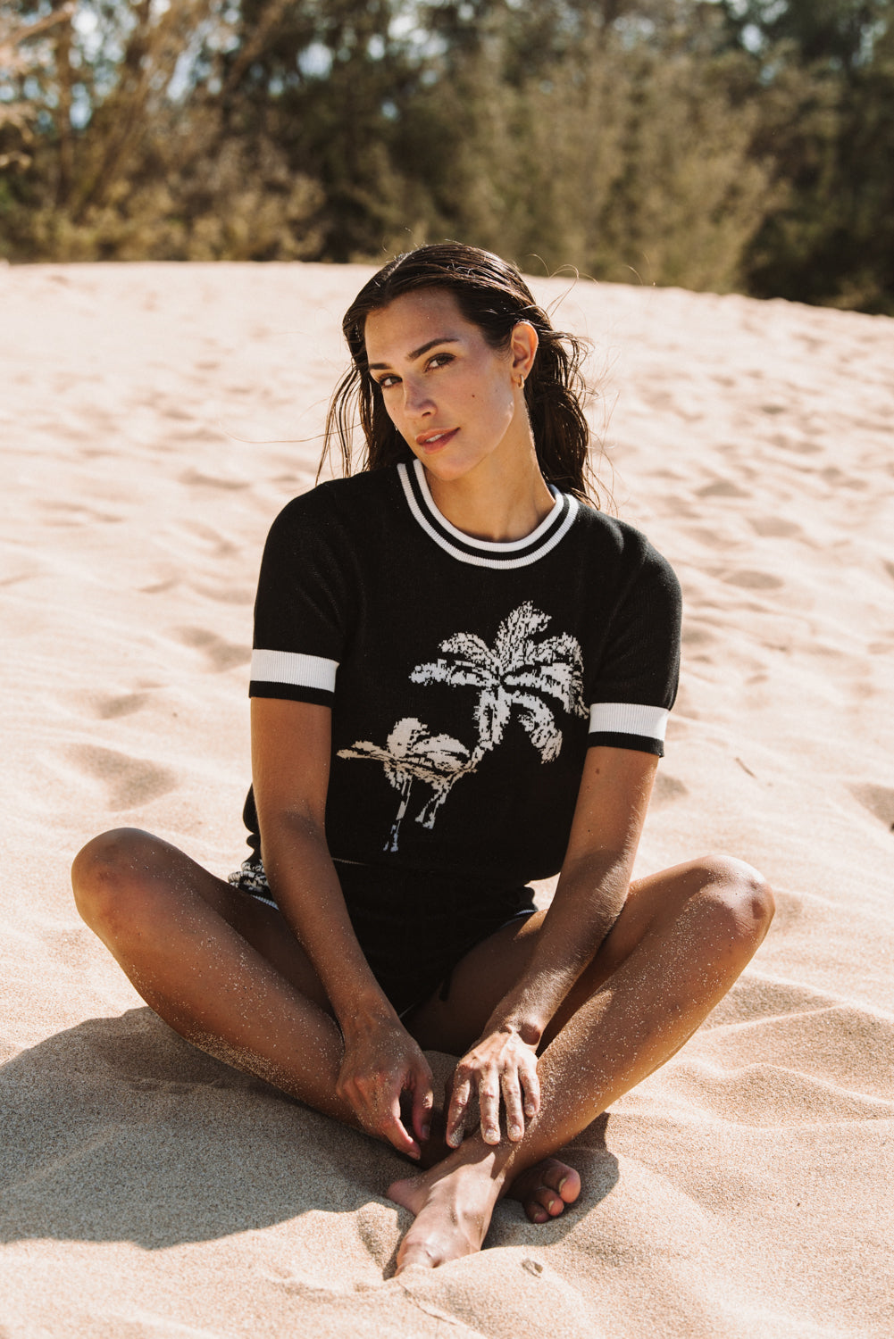 Kirra Knit Top- Black