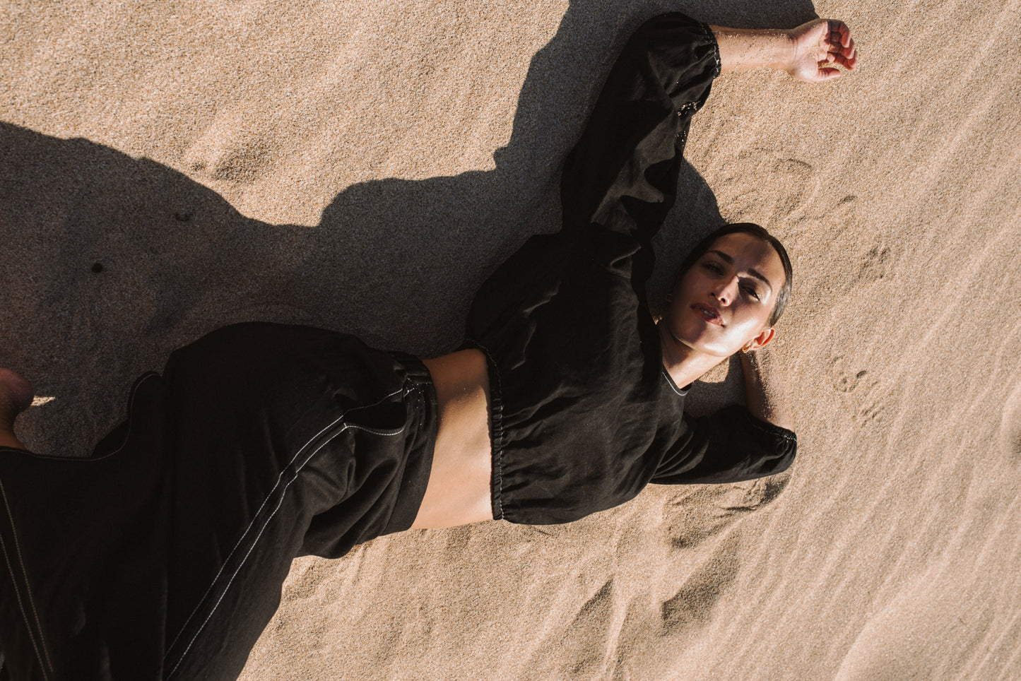 Escape Crop Top - Black