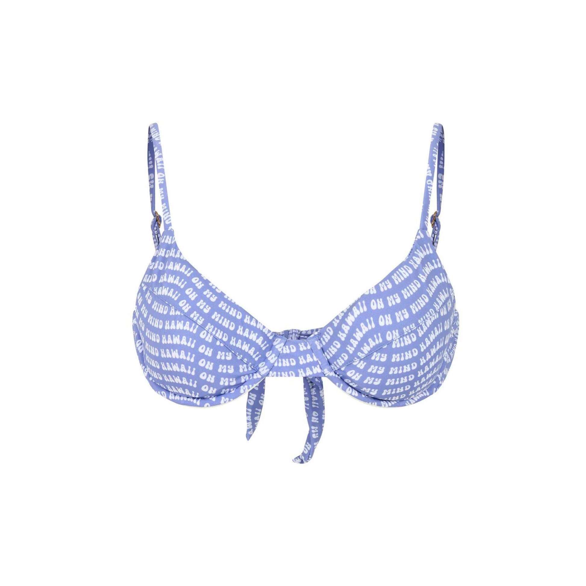 Women's Hawaii Resort Wear - Jaxsea Underwire Swim Top - HI on my Mind