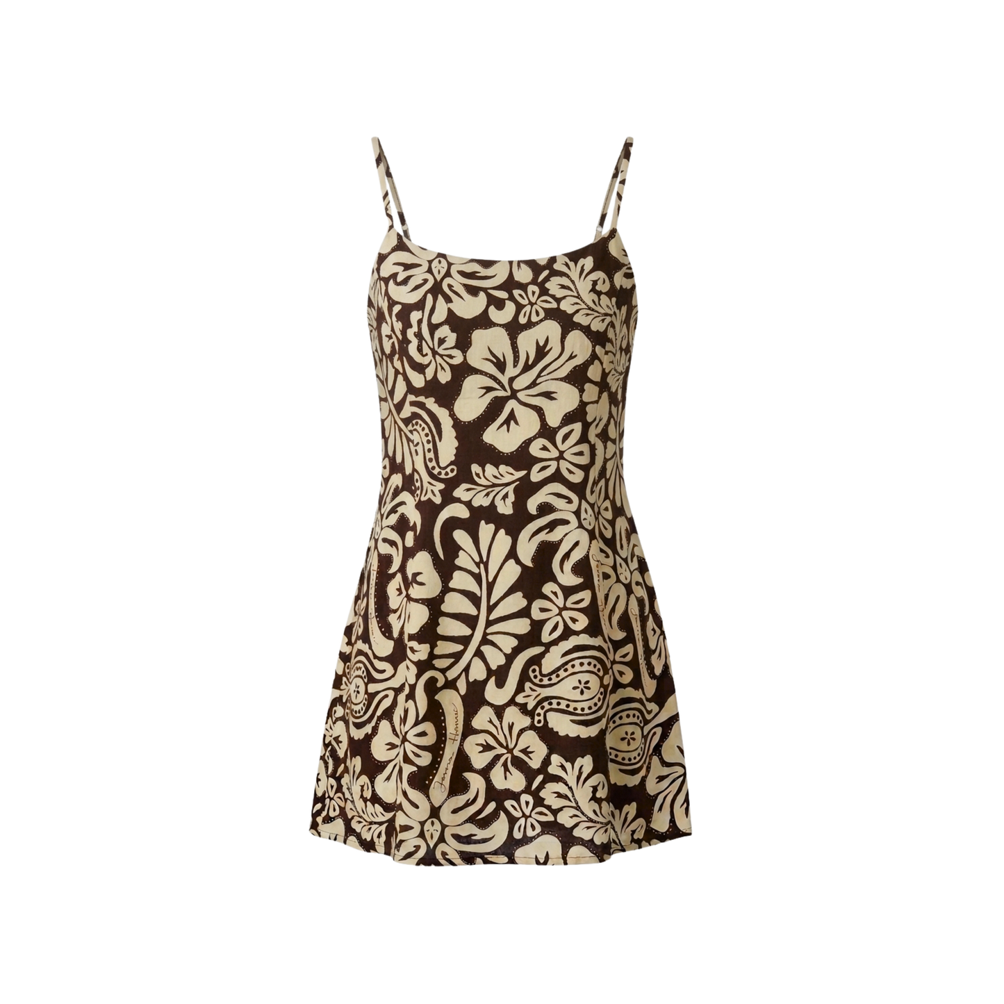 Linen Mini Dress - Paradise Paisley