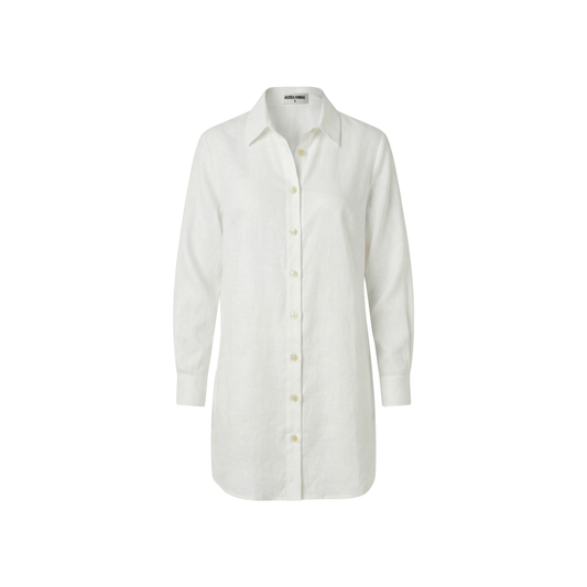 LS Shirt Cover Up - White