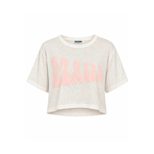 Maui Linen Tee- White