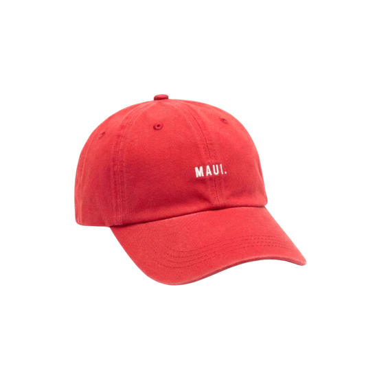 Maui Dad Cap - Lifeguard Red
