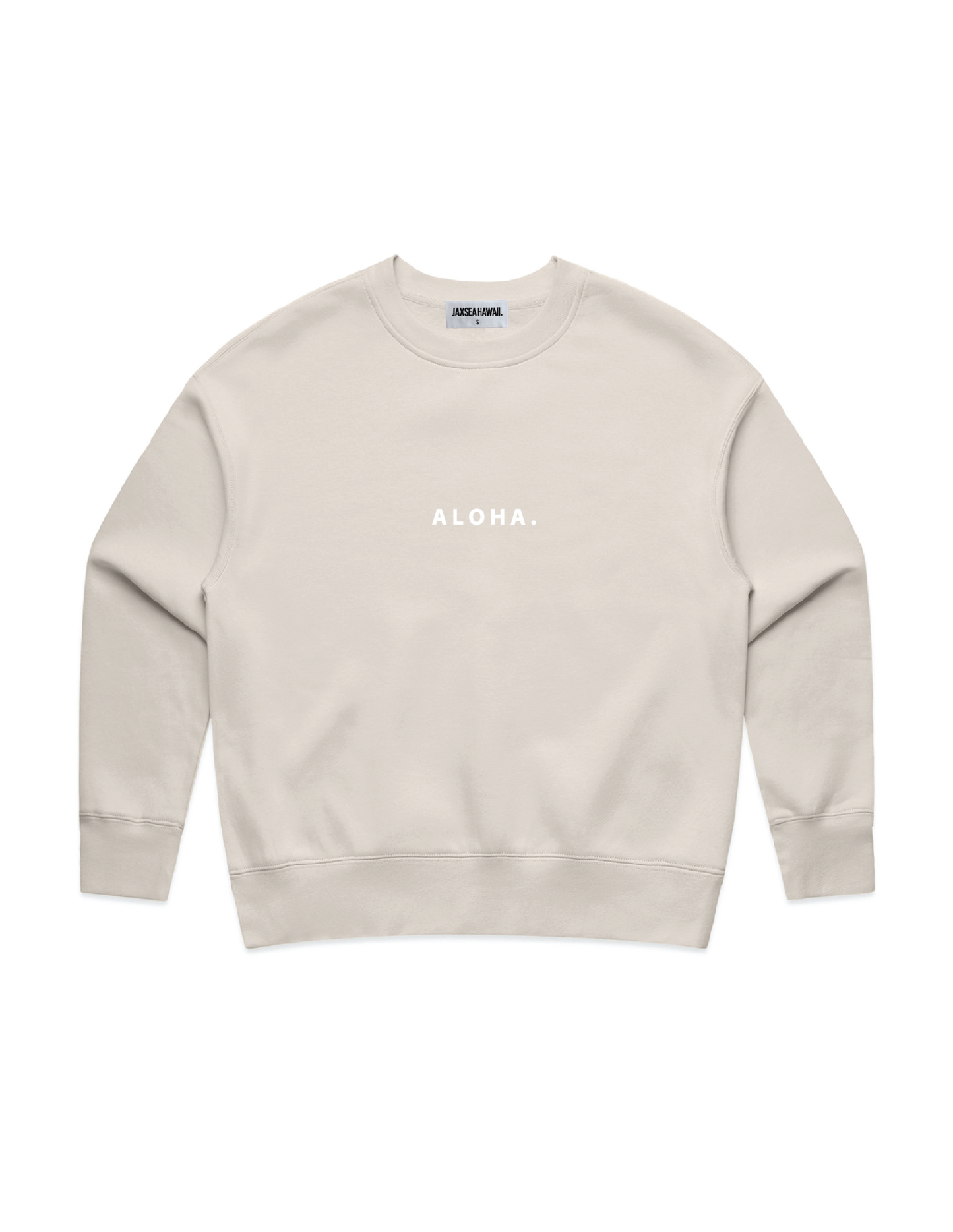 Mini Aloha Crew Sweater - Bone