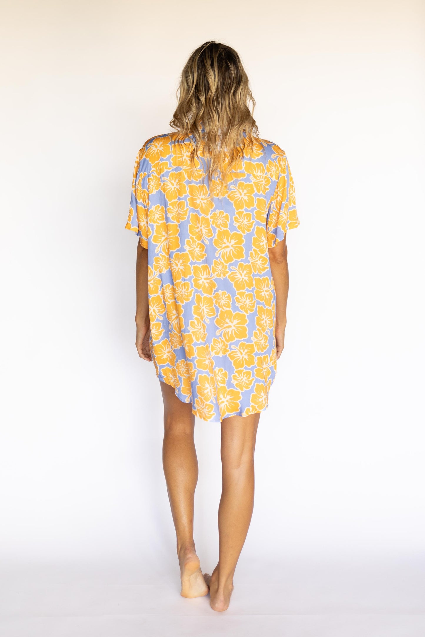 Lennox Dress- Hawaiian Hibiscus