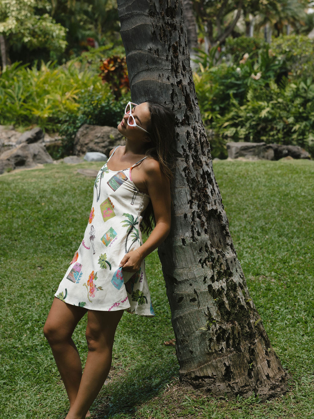 Mini Slip Dress- Postcard