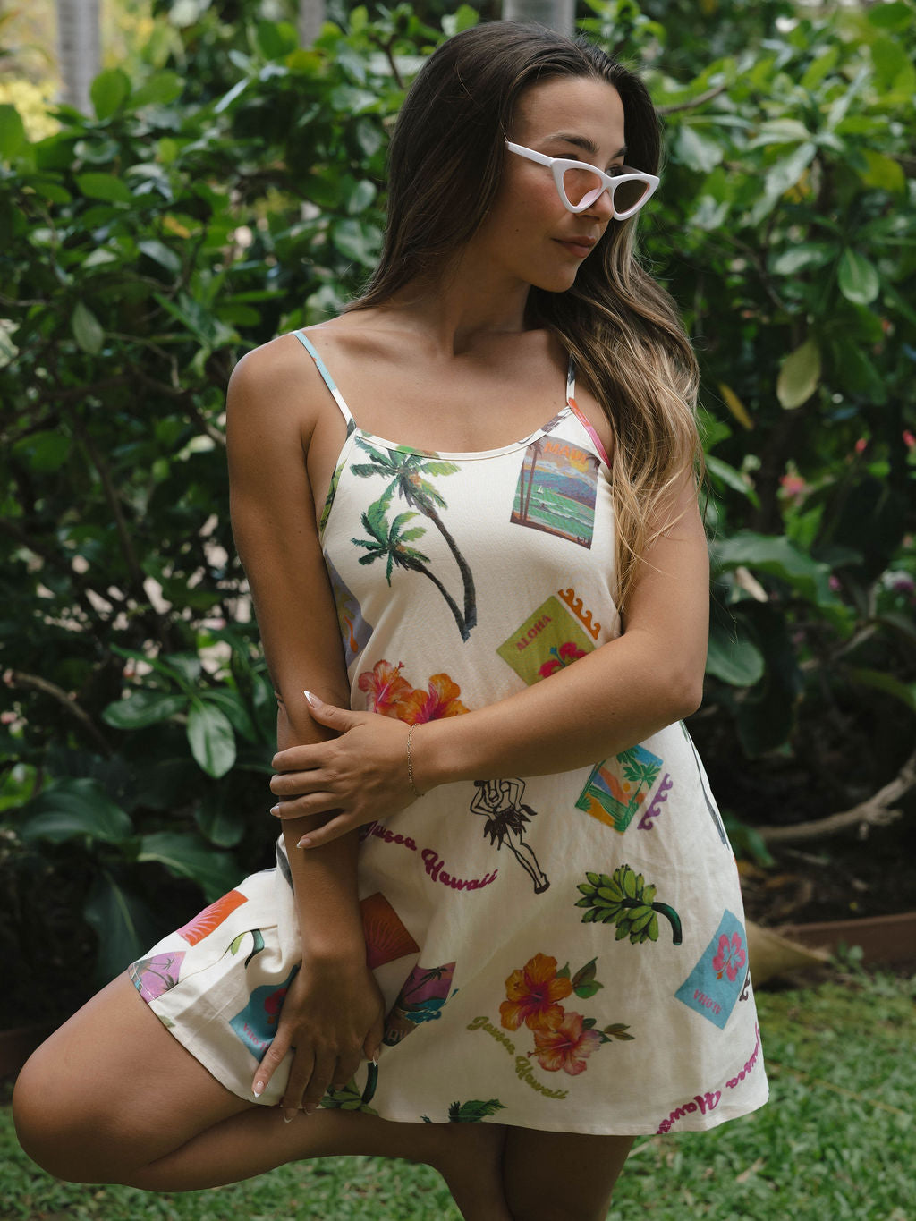 Mini Slip Dress- Postcard