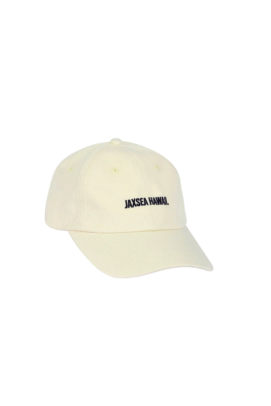 JAXSEA HAWAII Logo Dad Cap- Ecru