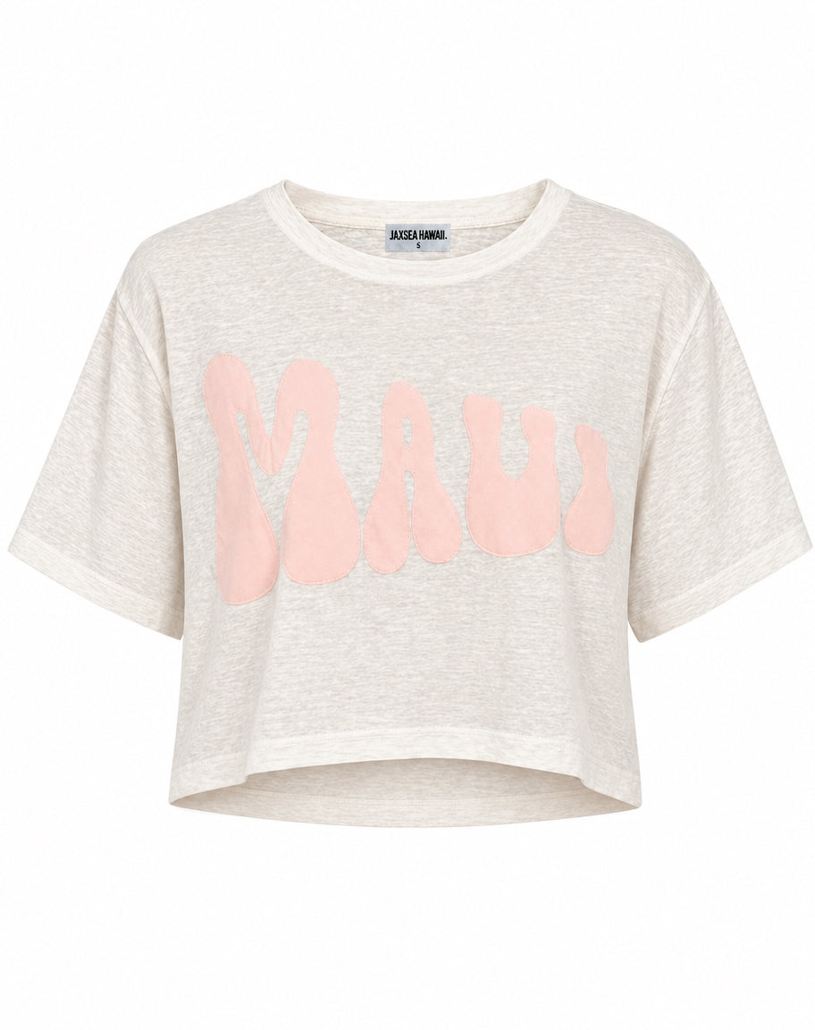 Maui Linen Tee- White